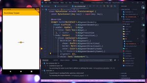 Flutter основы для начинающих #3 - DevTools, Container