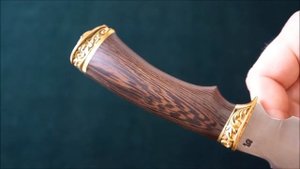 Нож Охотник, рукоять венге