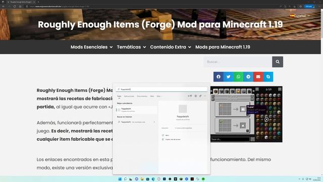 VER TODOS los CRAFTEOS en Minecraft 1.20.2  Descargar REI y JEI para Minecraft 1.20.2 RECETAS
