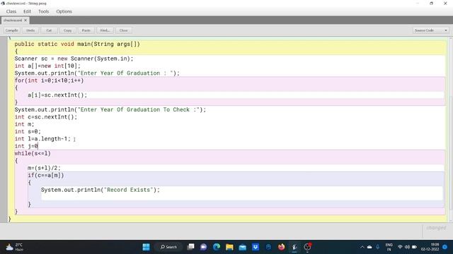 A java Program || Array Chapter || Binary Search Technique || Binary Search Technique Questions смотреть онлайн