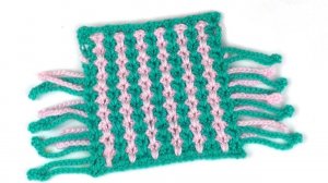 Двухцветный двухсторонний узор 2