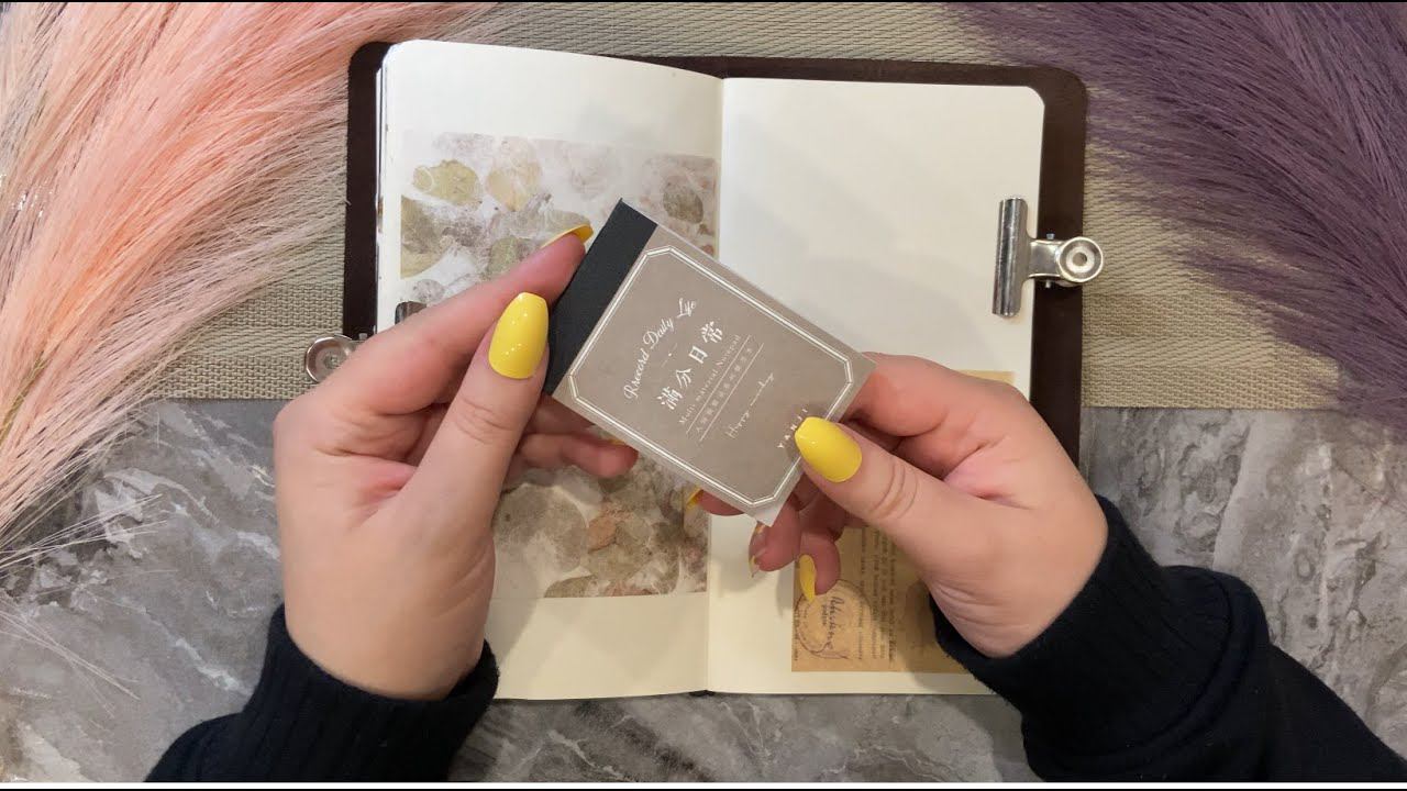 Botanical Vintage | ASMR for sleep | Journaling | No talking | Decoration | Relaxation 44 смотреть онлайн