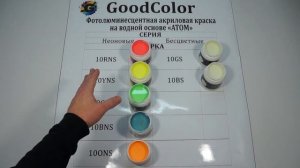 Фотолюминесцентная (светящаяся) акриловая краска АТОМ. Обзор.
