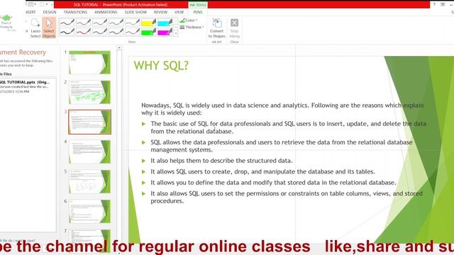 INTRODUCTION TO STRUCTURE QUERY LANGUAGE - sql hindi