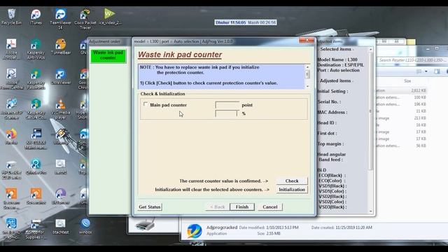 Cara Reset Printer L210, L110, L300, L350, L355 ( How to Reset Epson L300) смотреть онлайн