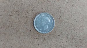 Silver WW2 Three Pence Coin! 1940 George the 6th silver coin. | Coin Collecting #25