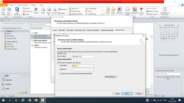 how to configure ldap address book in outlook 2010 || LDAP address book || microsoft outlook смотреть онлайн