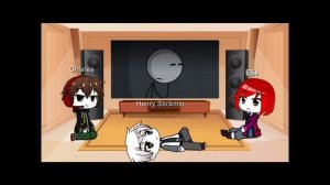Henry Stickmin characters react to Henry Stickmin Collection Gameplay (Triple Threat Ending)