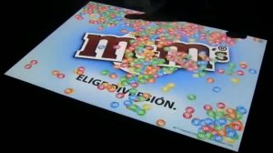Интерактивная реклама m&m's