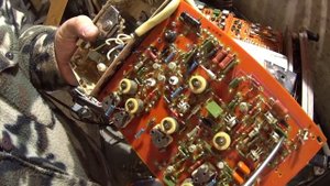 Разборка на драгметаллы осциллограф с1-65 | измерительный прибор времен ссср | конденсаторы км