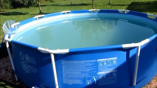 Каркасный бассейн intex 305см * 76см смотреть онлайн