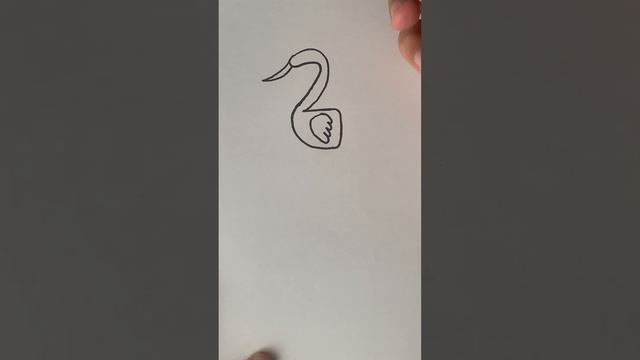 Как быстро и легко нарисовать птицу. Easy bird drawing. #howtodraw #какнарисовать #дляначинающих смотреть онлайн