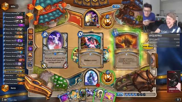 Hearthstone: Savjz and Frodan funny moment