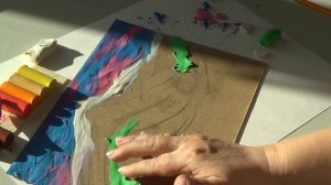 Мастер-класс. Пластилиновая картина для взрослых. Горный пейзаж. Видео. Логинова О.И., 2020