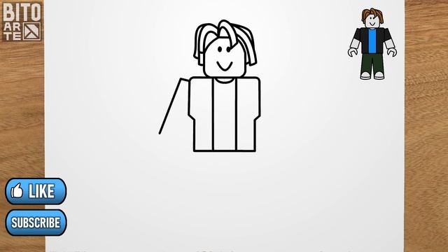 Как нарисовать Бекон (Роблокс) смотреть онлайн