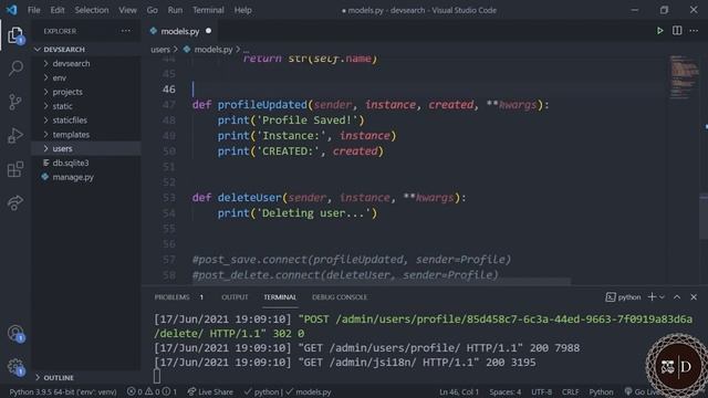 Python Django - Signals