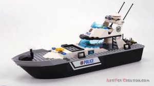 Lego City Police PATROL BOAT 60129 Speed Build