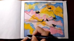 Relax of painting process | Процесс рисования под музыку | Релаксация  | RELAX VIDEO