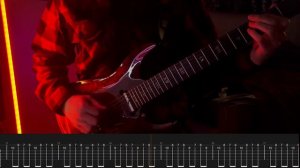 Marilyn Manson- The Nobodies Guitar Cover + Screen Tabs