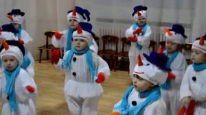 Танец снеговиков, Детский сад 96