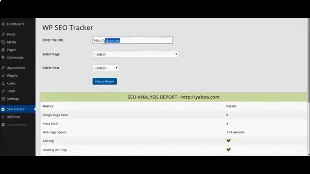 Wordpress plugin SEO Tracker Free смотреть онлайн