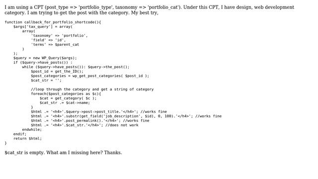 Wordpress: How to retrieve category of a post in have_post loop? смотреть онлайн