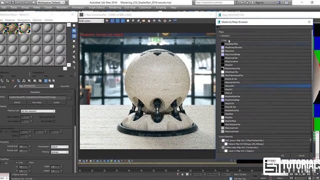 VRAY WOOD Material 3ds Max смотреть онлайн