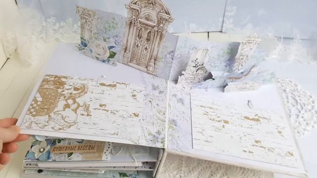 V-образная поп-ап конструкция "Из Питера с любовью" скрапбукинг альбом смотреть онлайн