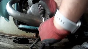 Герметизируем стыки глушителей Иж Планета 3-01 #7