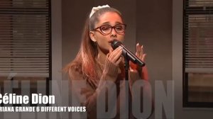 Ariana Grande impressions shakira Britney spears Celine Dion Whitney Houston rihanna