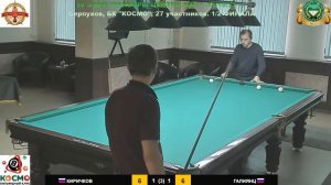 Эдуард Галиянц (Москва) - Илья Киричков (Волгоград). 4 этап "Сеньоры Центра 2021"