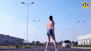 Китаянка Цинцин танцует под арабскую песню