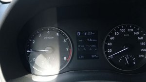 Расход бензина на солярисе 2018 г двигатель 1.4 автомат.