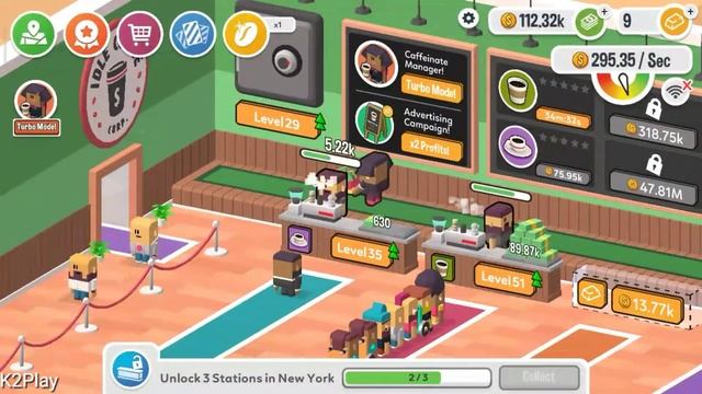 Idle coffee corp. Tutorial and Episode 2 смотреть онлайн