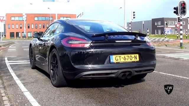 LOUD Porsche 981 Cayman S REVS & Acceleration Sounds! смотреть онлайн