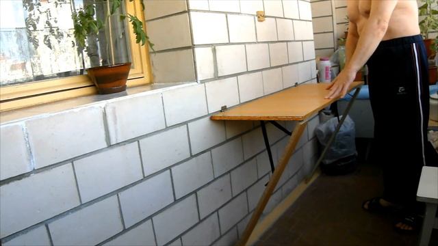 Столик раскладной для балкона своими руками смотреть онлайн