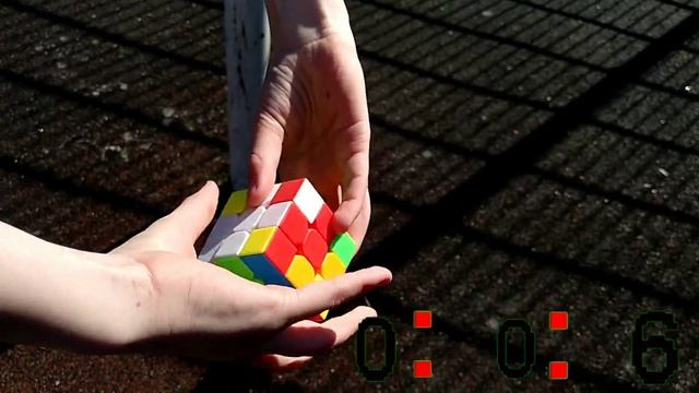 Сборка кубика рубика вверх ногами! {Monstrgive G}© смотреть онлайн