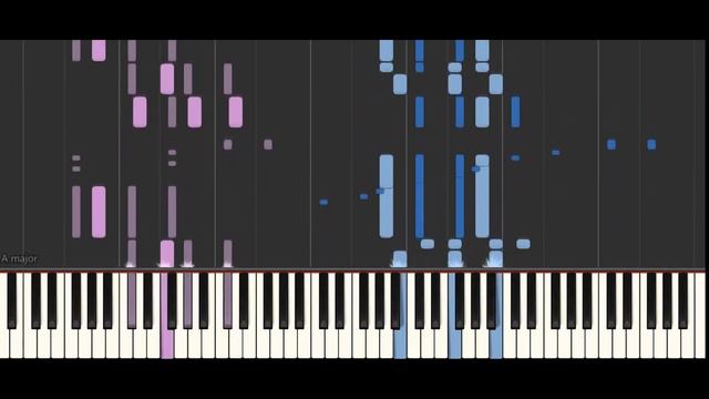 Jojo's Bizzare adventures-"Chase"[OPENING](Synthesia)//ДжоДжо(piano tutorial)