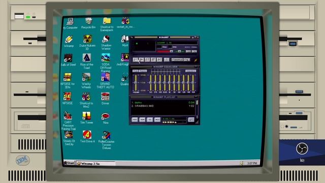 Datapath E1S Windows 95 Pentium 233mhz Capture Test - 3DFX Voodoo 1 смотреть онлайн