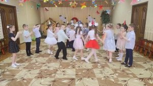 "Весенняя капель" - танец в детском саду в подготовительной группе