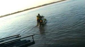 Гидроцикл BOMBARDIER XP.mpg Приколы Сергея Кшеминского на ХР.