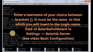 AsterSwitchboard Asterisk Configuration