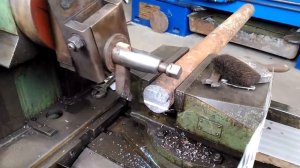 торцовка вала на 7Е35