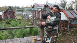 Переносной насест для кур несушек  своими руками.