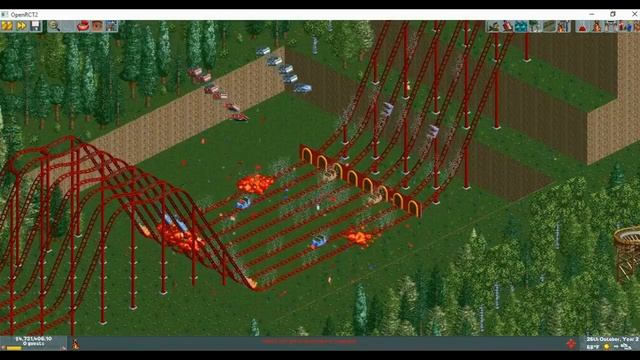 Door Smashing Rodent Rampage Roller Coaster of Doom (RollerCoaster Tycoon 2) смотреть онлайн