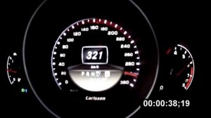 Разгон Mercedes Benz  CLS 63 AMG   до 333 км/ч