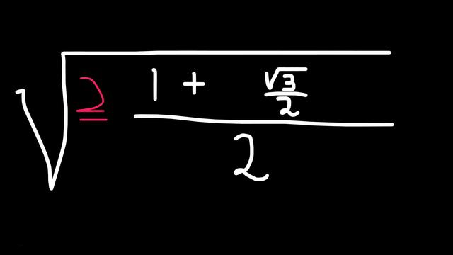 Exact value of cos(pi/12) found смотреть онлайн