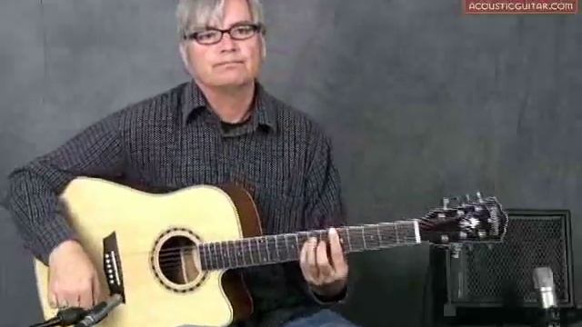 Acoustic Guitar Review - Washburn WD10SCE Review смотреть онлайн