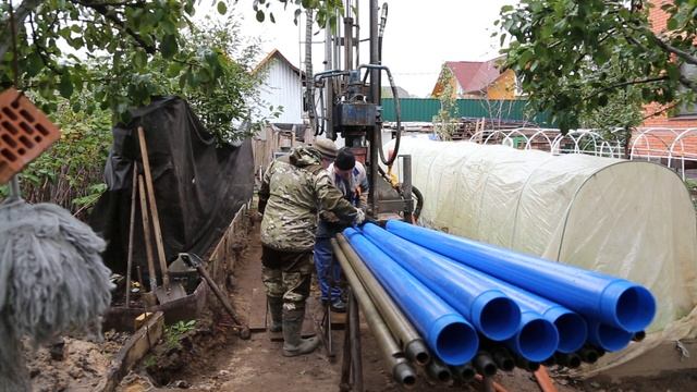 Бурение скважин на воду малогабаритной установкой