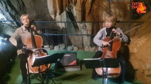 Дуэт Donna Cello в Скельской пещере #1